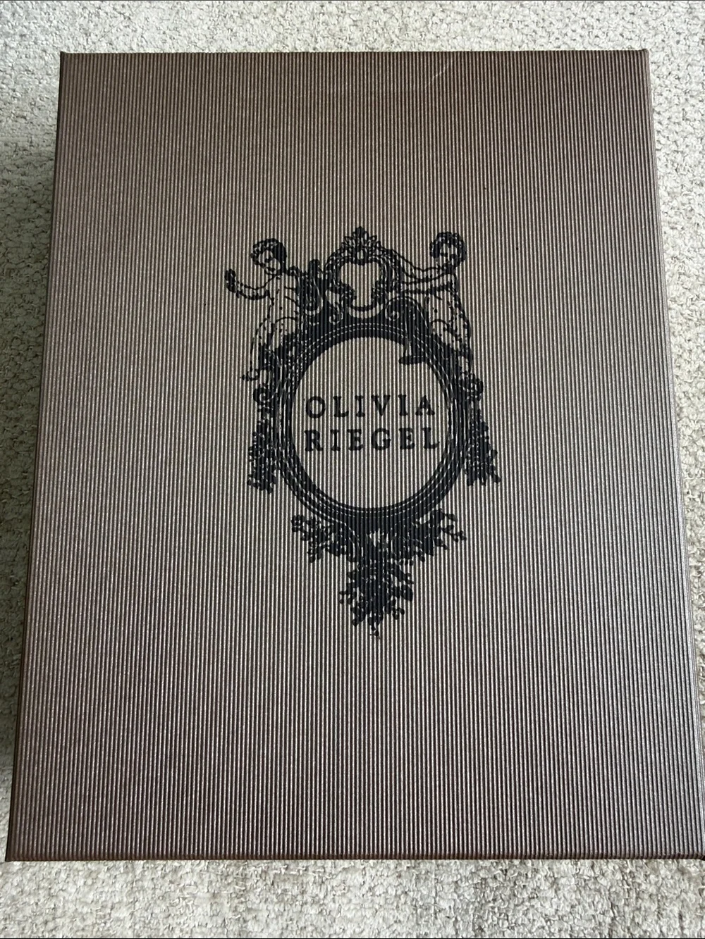 Olivia Riegel Gold Papillon Crystal Accent Picture Frame